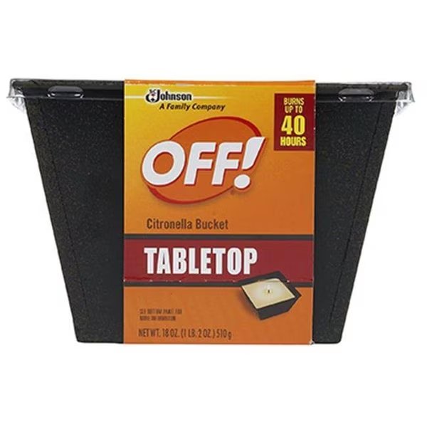 Off 70801 19 oz. Citronella Single Wick Bucket, Off!, Mfr#: 119290