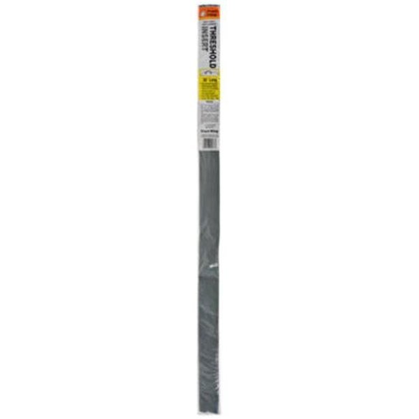 Thermwell RV-48H Gray Vinyl Threshold Insert, Thermwell Products, Mfr#: 763110