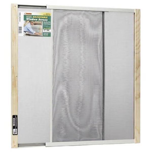 Thermwell AWS2433 Metal Rail Extension Window Screen - 24 x 19-33 in., Thermwell Products, Mfr#: 193516