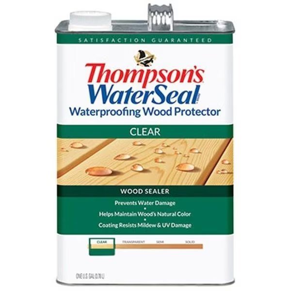Thompsons Waterseal 21802 1.2 Gallon Wood Protector; Clear, Thompsons Waterseal, Mfr#: 126964