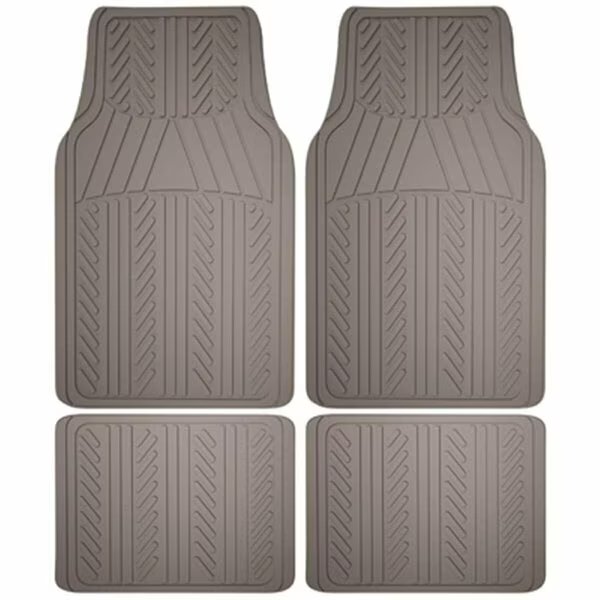 78912 Gray Rubber Floor Mat, 4PK, Unique Accessories, Mfr#: 202399