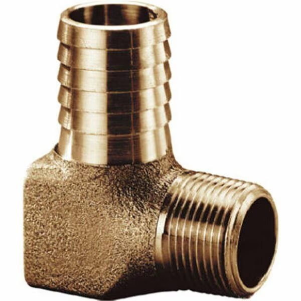 HE7575NL 0.75 x 0.75 in. Brass- Hydrant Elbow, Water Source, Mfr#: 122053
