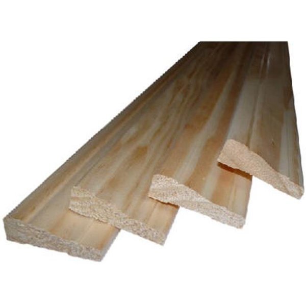 Alexandria Moulding 0W327-20084C1 7 ft. Solid Pine Ranch Trim Casing - Pack of 4, Alexandria Moulding, Mfr#: 428219