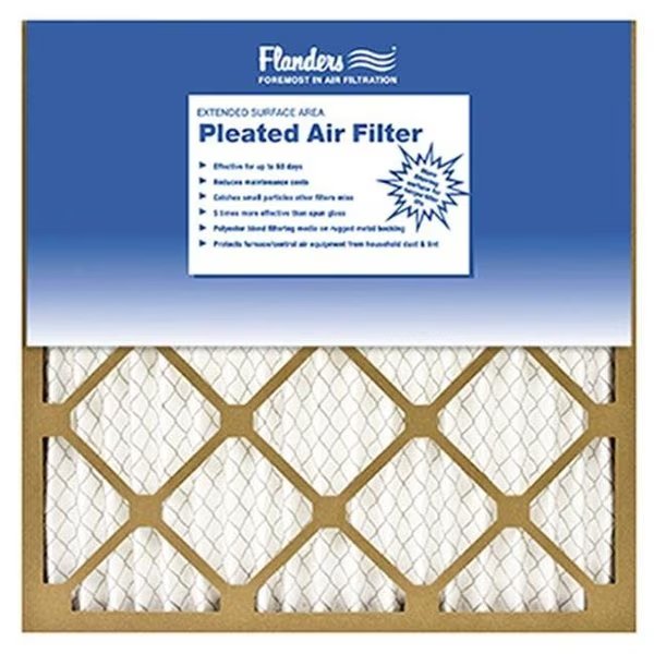 Flanders 81555.012025 20 x 25 x 1 in. Basic Pleated Air Filter - Pack Of 12, Aaf Flanders, Mfr#: 600843