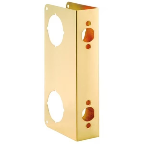 Belwith Products 2258-PB 9 in. Polished Brass Door Reinforcer, Belwith Products, Mfr#: 176621