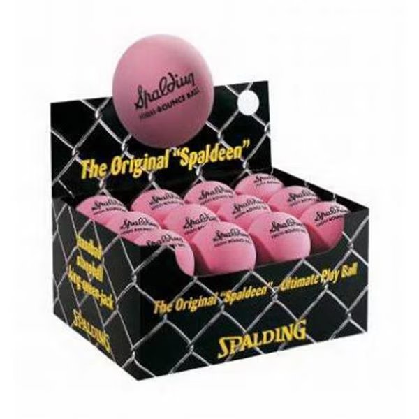 Spalding Sports 51-153 Small High Bounce Ball - Pink; Pack Of 24, Spalding, Mfr#: 816231