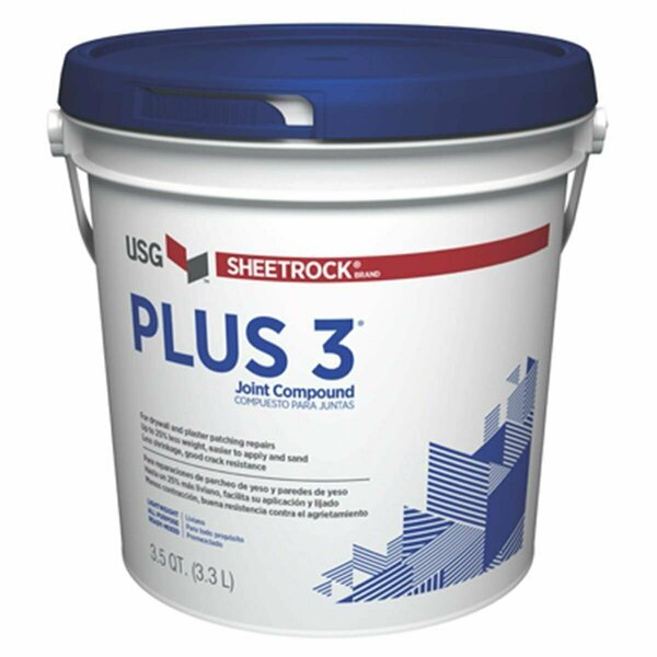 384013 3.75 Quarts Plus 3 Lightweight Joint Compound, 4PK, Usg, Mfr#: 367733