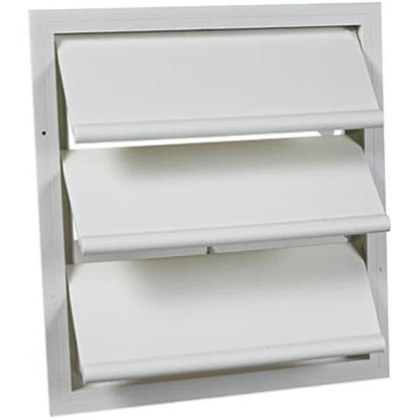 Air Vent 54703 Automatic Gable Shutter - White, Air-Vent, Mfr#: 102319
