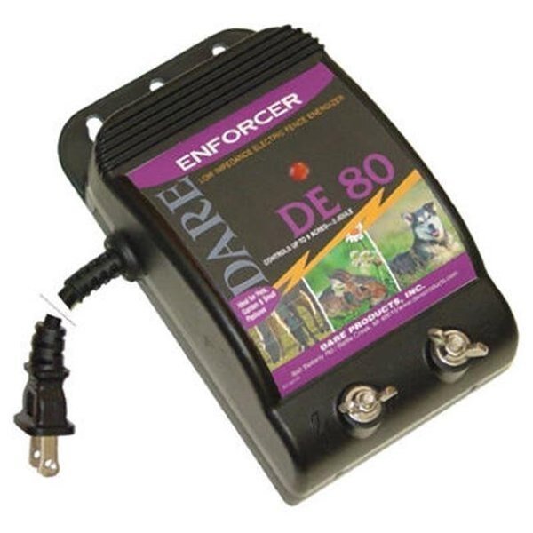 Dare Products DE 80 7.25 x 2.75 x 5.5 in. Enforcer Series; Electric Fence Energizer, Dare Products, Mfr#: 133900