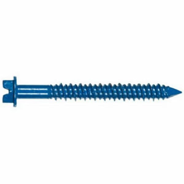0.19 in. x 2.25 in. Hex Washer Head Tapper Concrete Screw Anchor- 100PK, Hillman, Mfr#: 601526