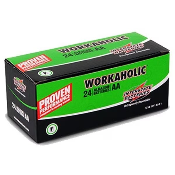 Interstate All Battery DRY0070 AA Alkaline Battery; Pack - 24, Interstate Batteries, Mfr#: 137576