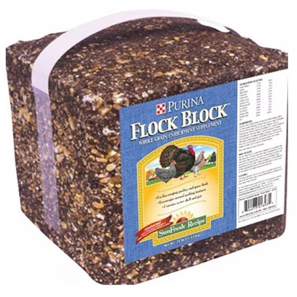 Purina 3003351-603 25 lbs. Sunfresh Recipe Flock Block, Purina, Mfr#: 158203