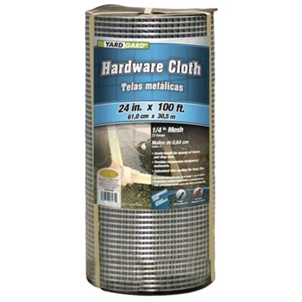 Midwest Air 308245B 24 in. x 100 ft. 0.25 in. Mesh Galvanized Hardware Cloth, Midwest Airlines, Mfr#: MI576674