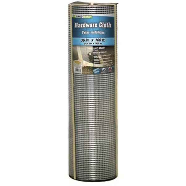 Midwest Air 308241B 36 in. x 100 ft. Galvanized Hardware Cloth, Midwest Airlines, Mfr#: MI576738