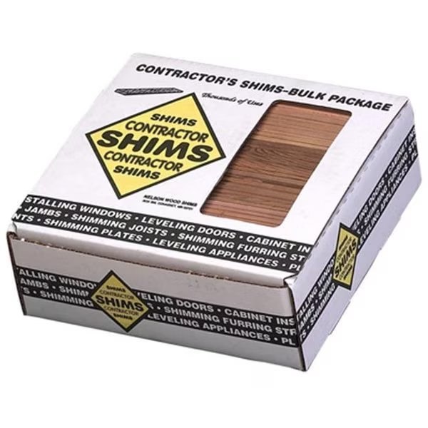Nelson Wood Shims CSH8-84-320B 8 in. Wood Shim; Pack - 84, Nelson Shims, Mfr#: 767817