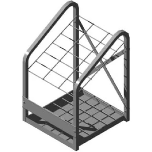Sam Pievac 6001-442 Angled Cut Pipe Rack With 18 Rectangular Slots, Sam Pievac, Mfr#: 847325