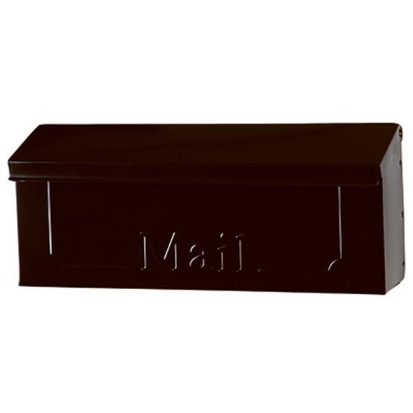 THHB0001 Galvanized Steel Horizontal Wall Mount Mailbox; Black, Bbq Innovations, Mfr#: BB138123