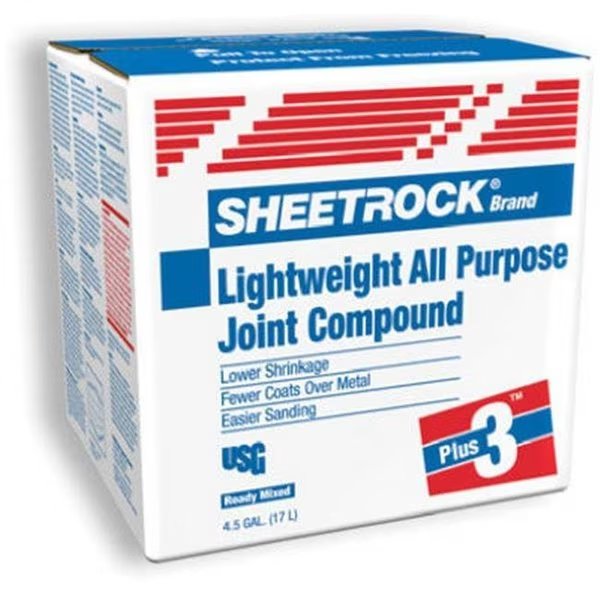 US Gypsum 380285 4.5 Gallon Plus 3 Lightweight Ready Mix Wallboard Joint Compound, Usg, Mfr#: 747824