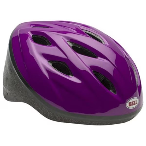 Bell Sports Inc 7063275 Girls Star Bike Helmet; Purple, Bell Sports, Mfr#: 199712