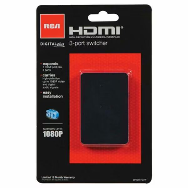3 Port Hdmi Switcher, Kaba Ilco, Mfr#: 210181