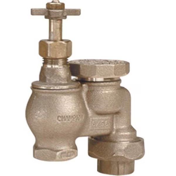 Champion Irrigation 466-100Y 1 in. Brass Manual Control Anti-Siphon Valve, Champion Irrigation, Mfr#: 329174
