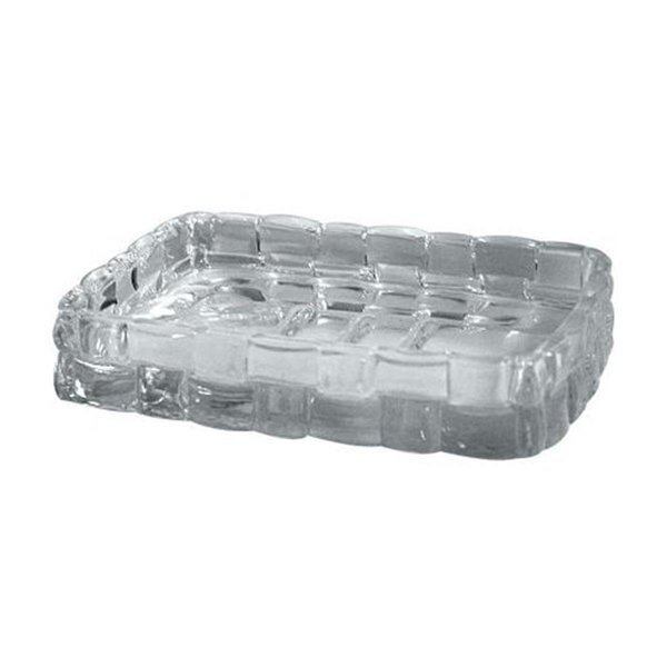 Tatara Group Soap Dish - Clear Glass, Convenience Concepts, Mfr#: HI2495419