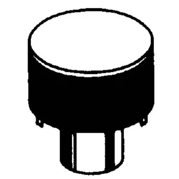 FMI RLT-12D 12" Round Top With Louvered Screen, Fmi Products Llc, Mfr#: RLT-12D