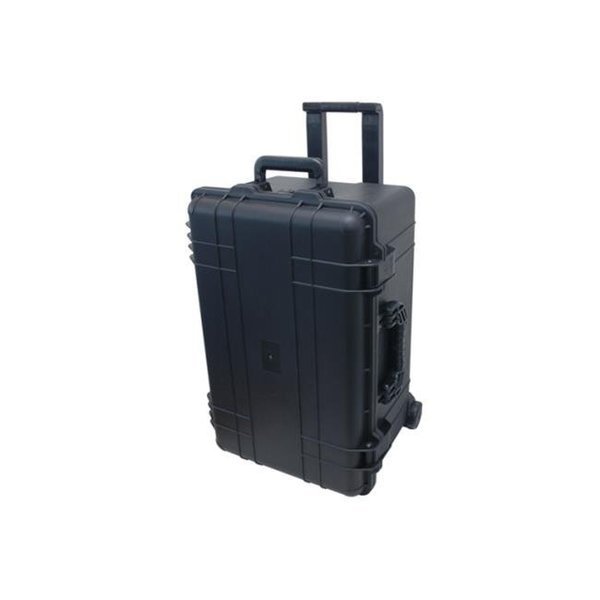 TZ Case CB-028 B Cape Buffalo Wheeled Water Resistant Utility Case; Black - 13.375 x 16.5 x 24.625 in., Tz Case, Mfr#: CB-028 B