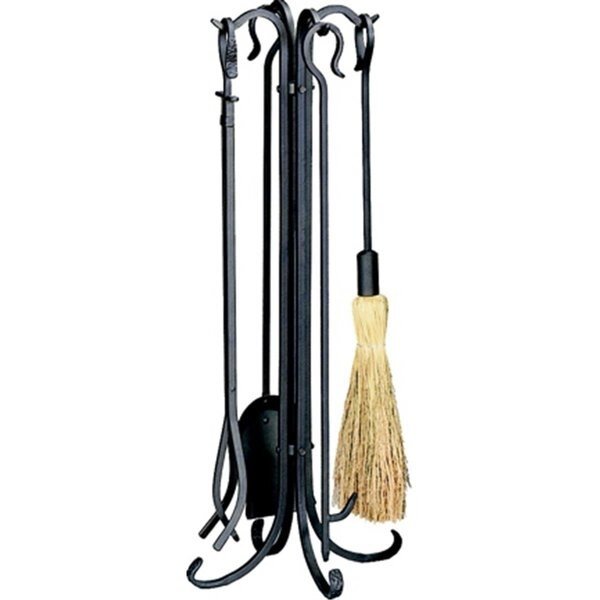 5 Pc Bronze Heavy Weight Rustic Fireset, Blueprints, Mfr#: BL139828