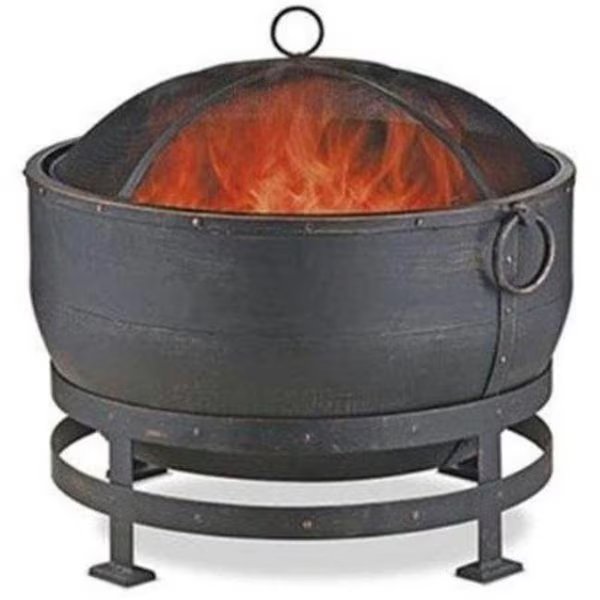 Endless Summer WAD1579SP Oil Rubbed Bronze Wood Burning Outdoor Firebowl  Kettle Design, Blue Rhino, Mfr#: WAD1579SP