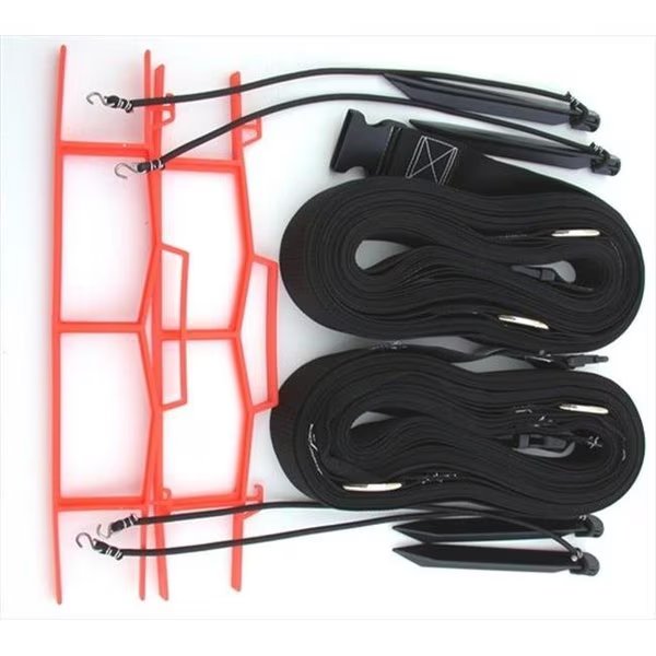 Home Court 19NABKS Black 2-inch Non-adjustable Web Courtlines, Home Court, Mfr#: 19NABKS