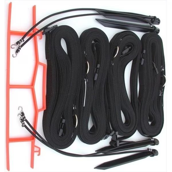 Home Court 17ABKS Black 1-inch Adjustable Web Courtlines, Home Court, Mfr#: 17ABKS