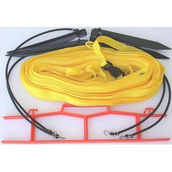 Home Court W25YS Yellow 1-inch Non-adjustable Web Courtlines, Home Court, Mfr#: W25YS