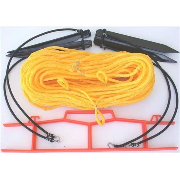 Home Court 25YS Yellow .25-inch rope Non-adjustable Courtlines, Home Court, Mfr#: 25YS