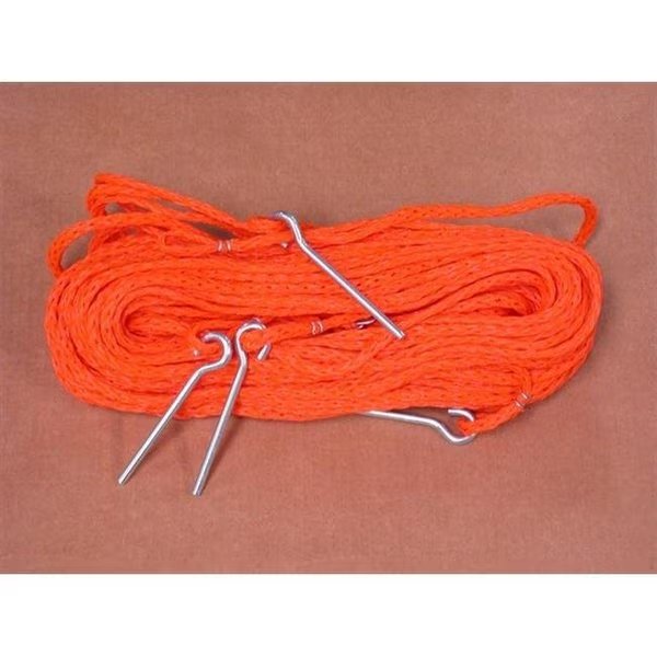Home Court M8M25O 8 Meter Orange .25-inch rope Non-adjustable Grass Courtlines, Home Court, Mfr#: M8M25O