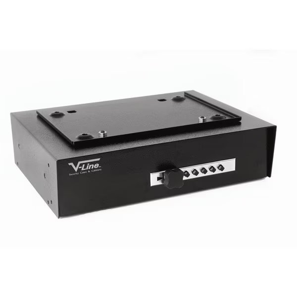 V-Line 3912-S BLK Hide Away Keyless Security System for Valubles and Firearms - Black, V-Line, Mfr#: 3912-S BLK