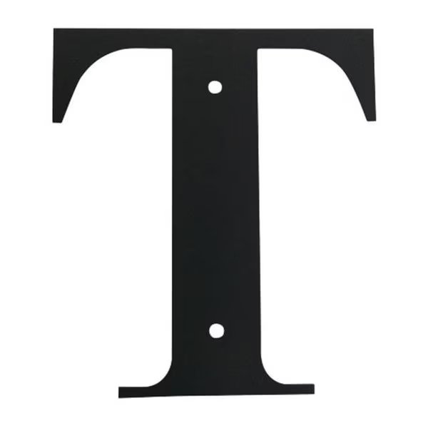Village Wrought Iron LET-T-S Letter T Small, Village Wrought Iron, Mfr#: LET-T-S