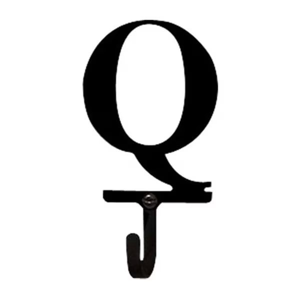 Village Wrought Iron WH-Q-S Letter Q Wall Hook Small, Village Wrought Iron, Mfr#: WH-Q-S