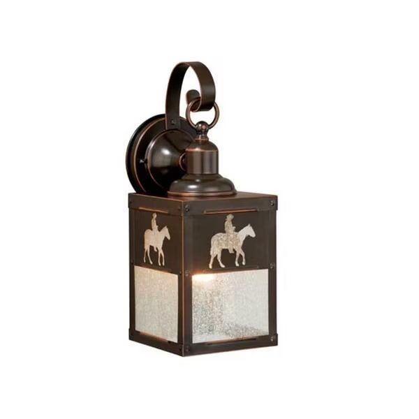 Trail 5 in. Outdoor Wall Light Burnished Bronze, Perfecttwinkle, Mfr#: PE141897