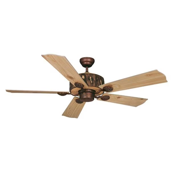 Log Cabin 52 in. Ceiling Fan - Weathered Patina, Perfecttwinkle, Mfr#: PE2681409
