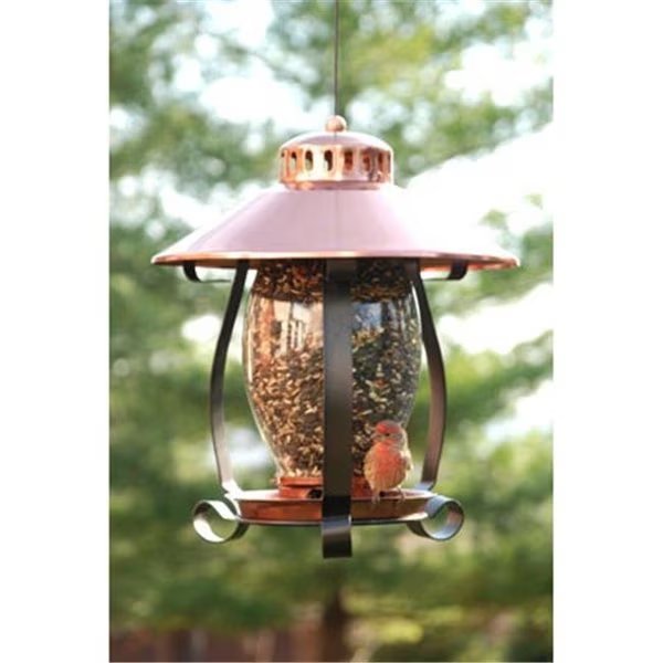 WoodLink COPLANTERN Brushed Copper Lantern Feeder, Woodlink, Mfr#: 24861