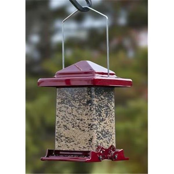 WoodLink WL75160 Reflective Red Vista Squirrel-Resistant Feeder, Woodlink, Mfr#: 24601