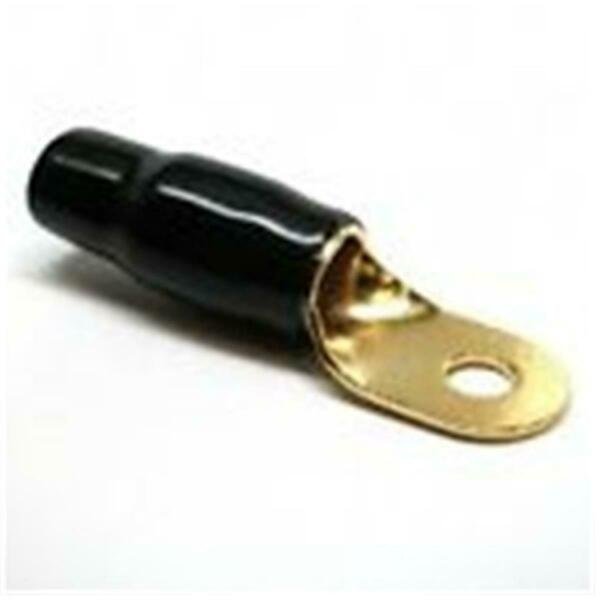 1-0 Gauge Ring Terminal Gold - Black Sleeve, Doomsday, Mfr#: DO143016