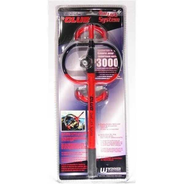 Winner International 7500 Club Quad System Lock, Winner Intl, Mfr#: 7500