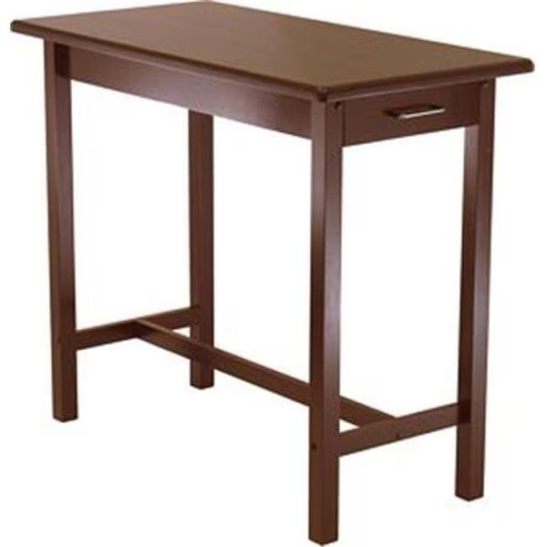 Winsome 94540 Kitchen Island Table with 2 Drawers - Antique Walnut, Winsome, Mfr#: 94540
