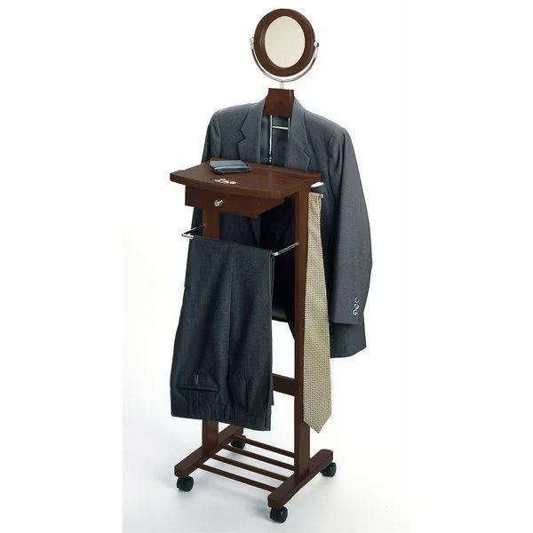 Winsome 94155 Antique Walnut Beechwood VALET STAND, Winsome, Mfr#: 94155