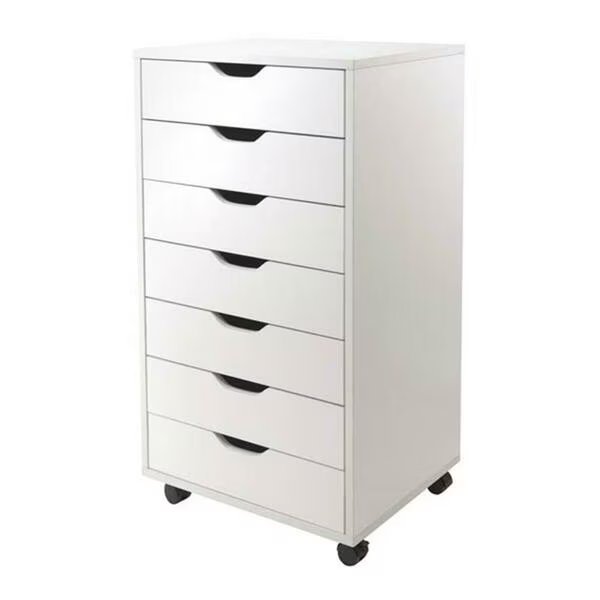 Halifax Cabinet For Closet - Office 7 Drawers White, Winsome Trading, Mfr#: 10792