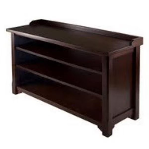 Winsome Trading 94841 Dayton Storage Hall Bench with shelves, Winsome Trading, Mfr#: 94841