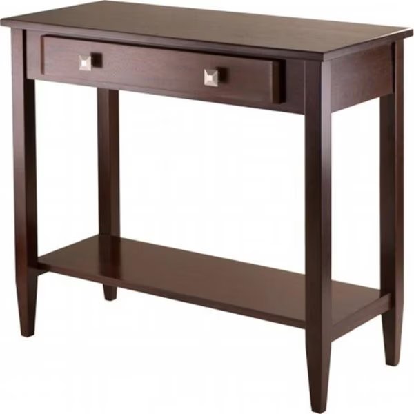 Winsome Trading 94136 Richmond Console Hall Table Tapered Leg - Antique Walnut, Winsome Trading, Mfr#: 94136
