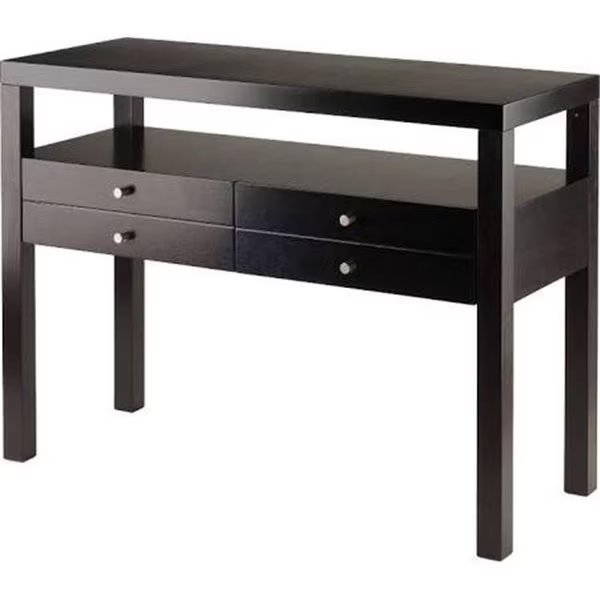 Winsome Trading 92656 Copenhagen Console Table; Espresso, Winsome Trading, Mfr#: 92656